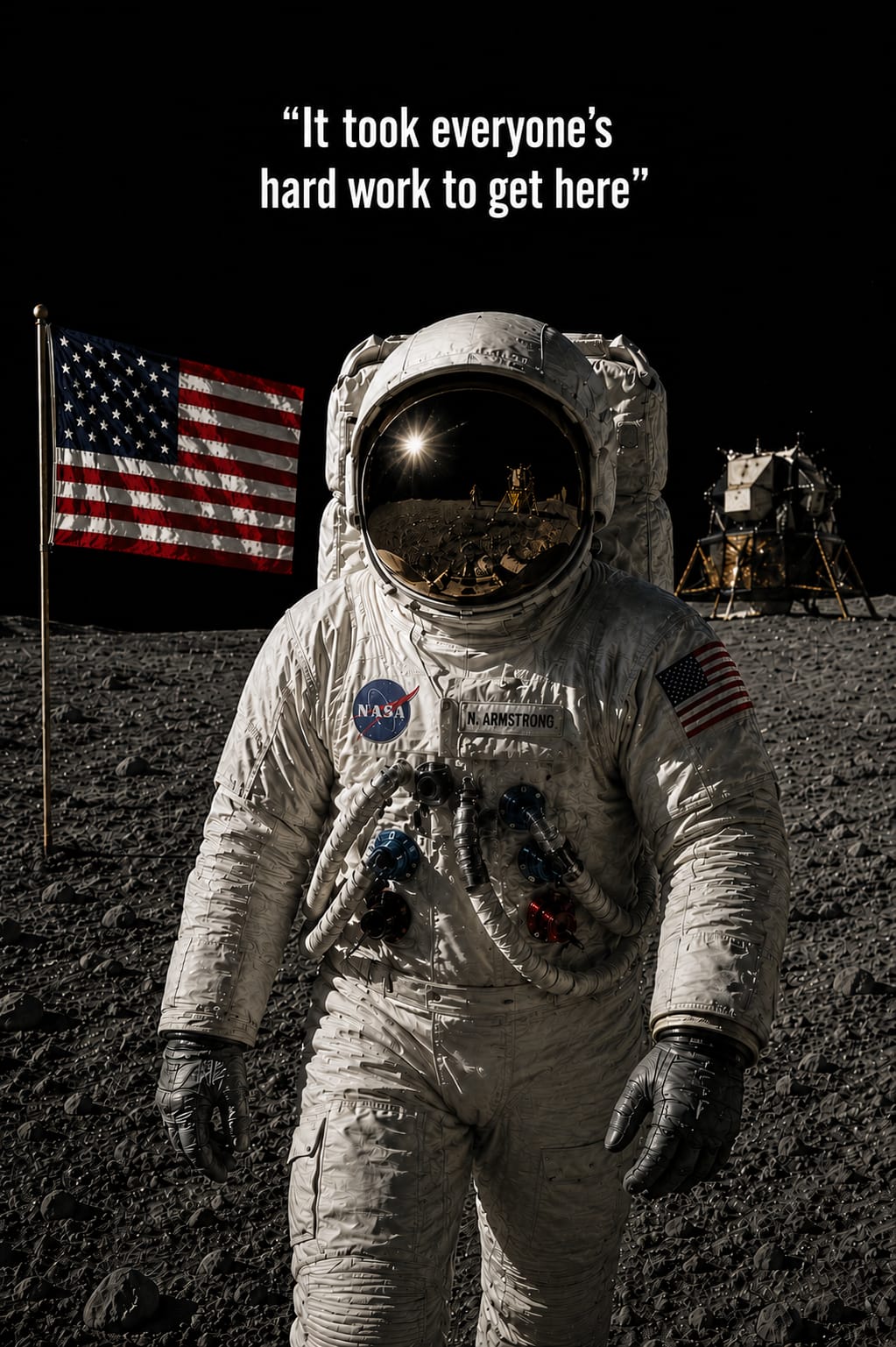 Wanna go to the moon - listen to Neil Armstrong.