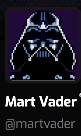 Mart Vader has won AGAIN - twice in one week!!!!
