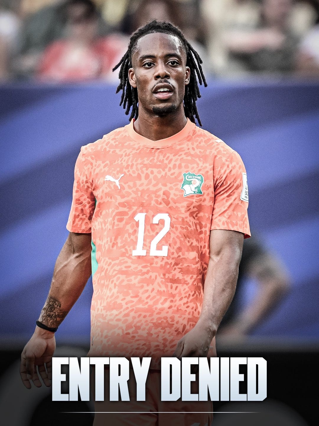 ⛔️ Ivory Coast striker Elye Wahi has been denied visa into…