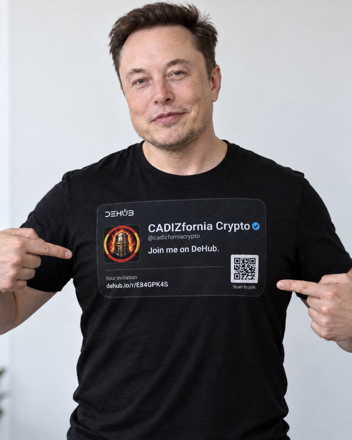 My fren Elon shares my DeHub referral — CADIZfornia Crypto on DeHub