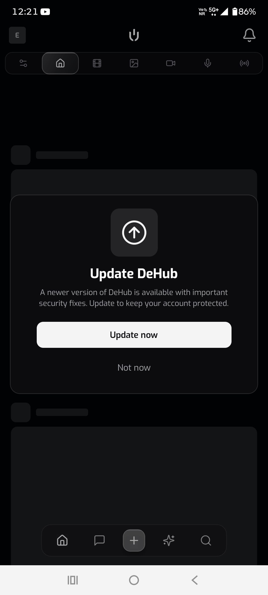 When I open app i get this notification when I try to…