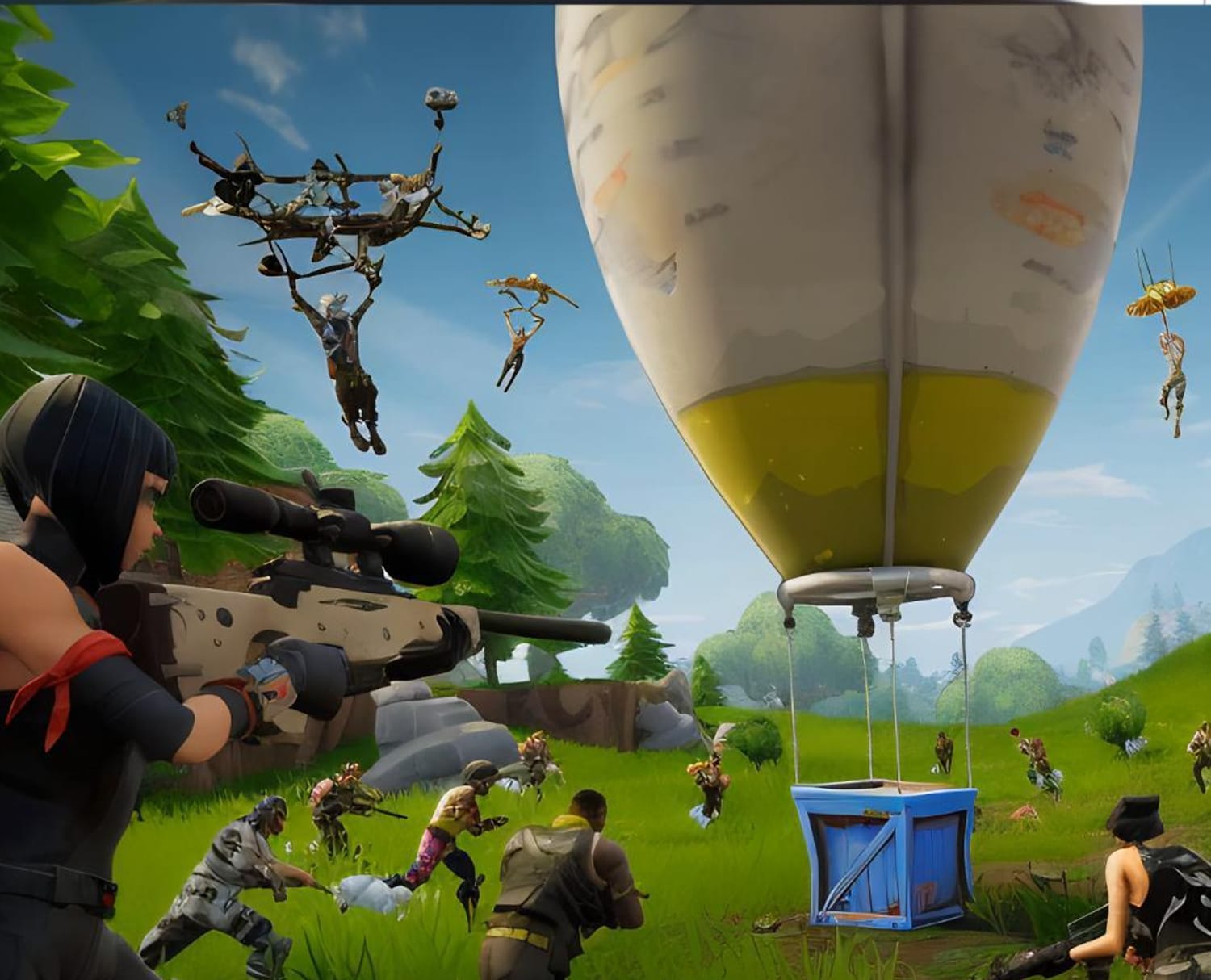 Fortnite Supply Drop - AI animated — a video by XstreamBot.AI on DeHub