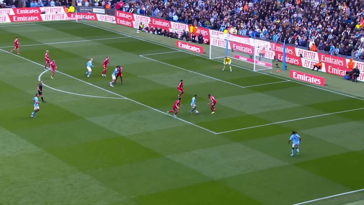 Man City 4 - 0 Liverpool ⚽️ Haaland Hattrick FA Cup