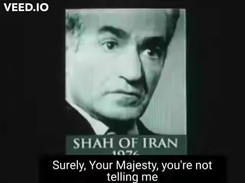 The shah of Iran in 1975 — a video by Moscow on DeHub