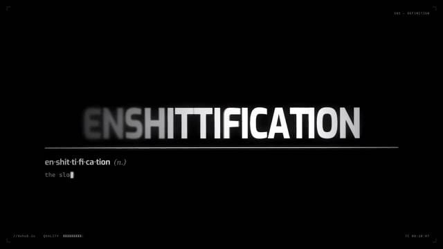 Enshittification — a video by mal on DeHub