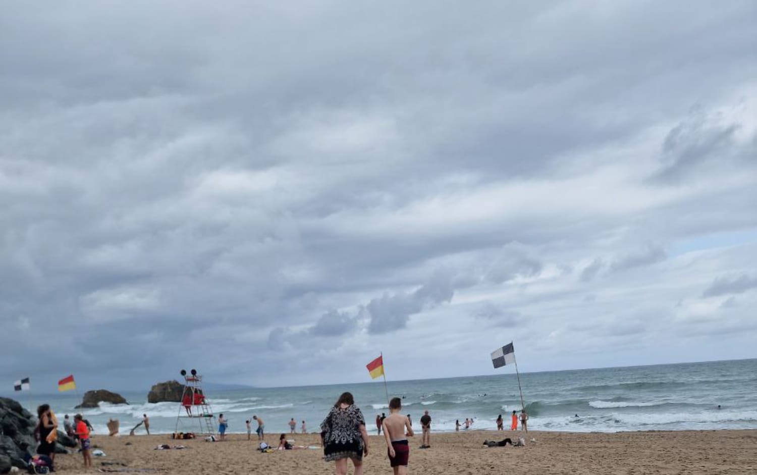 calm beach in biarritz during a storm — outoforrder on DeHub