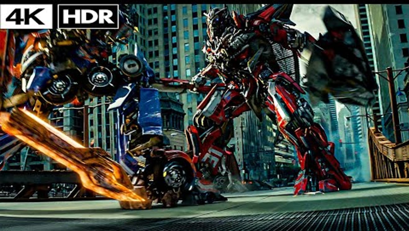 Transformers 3 Dark Of The Moon - Optimus Prime vs Sentinel Prime